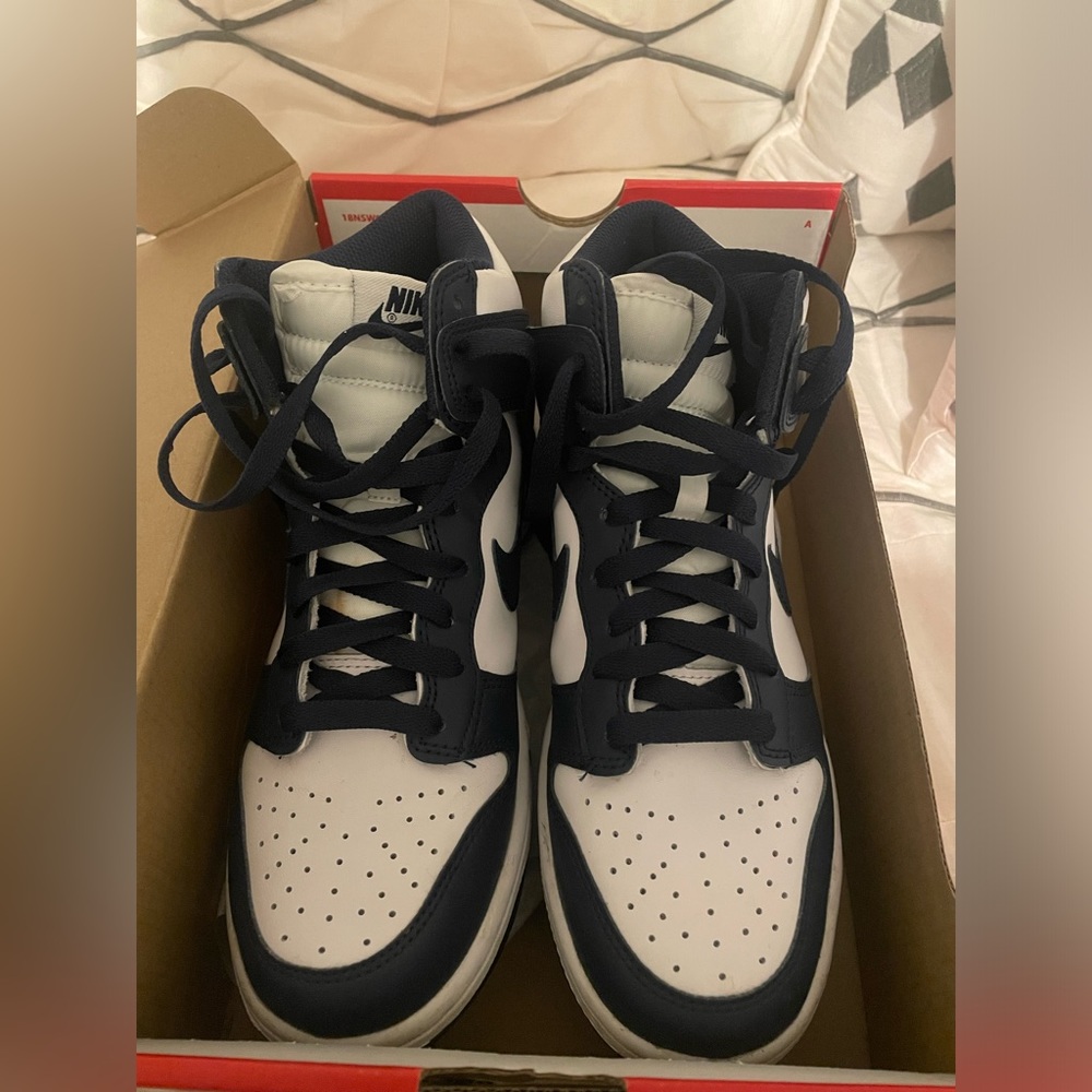 Nike Dunk High - white / midnight / navy